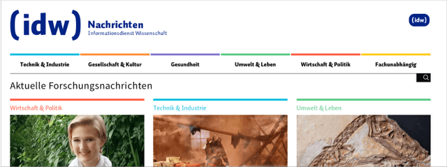 Die neue idw-Magazinansicht: „frisch, farbig, responsiv“.